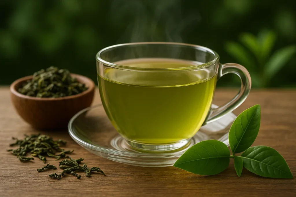 Manfaat teh hijau sebagai minuman kesehatan alami.