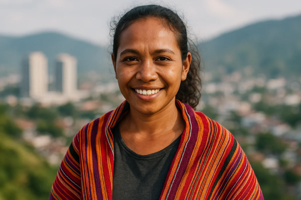 Orang Timor Leste yang mencerminkan kehangatan, keramahan, dan kekayaan budaya negara ini.