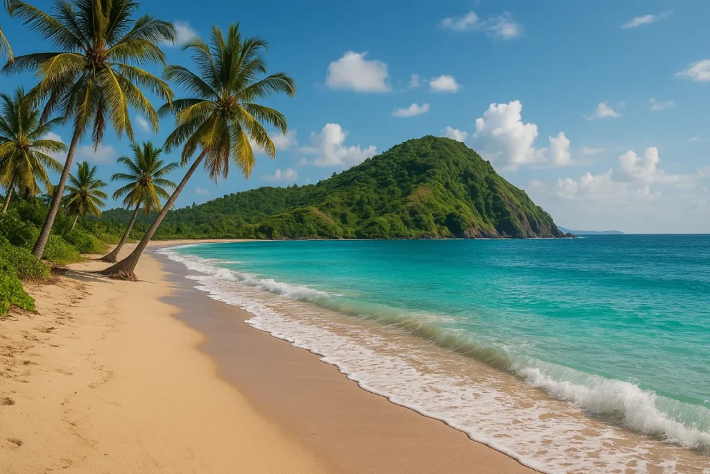 Pantai Lombok , destinasi wisata alam yang memukau dengan keindahan alam tropis.