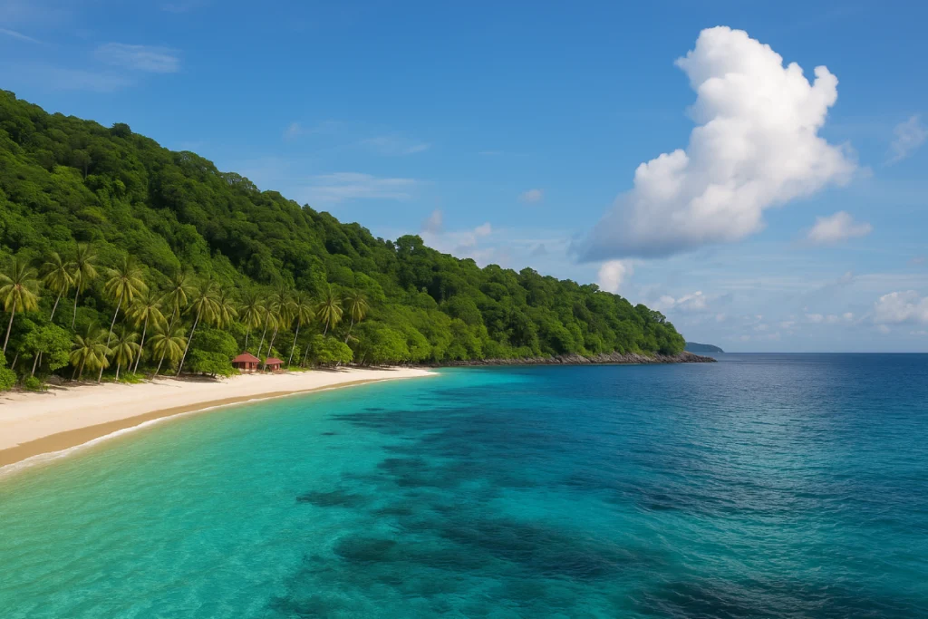 Wisata Aceh yang memadukan alam perbukitan, pantai tropis, dan bangunan bersejarah dengan nuansa budaya Islam yang kental.