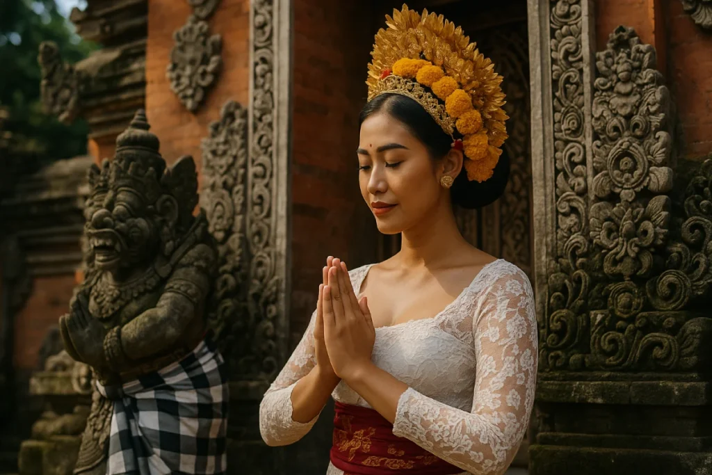 Wisata Budaya di Bali , yang mencakup pengalaman spiritual, seni, dan kehidupan sehari-hari masyarakat setempat.