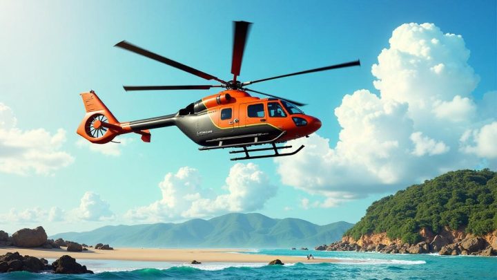 Helikopter SGI Gagal Cari Bocah Tenggelam di Pantai Kuta – Pencarian Korban Distop